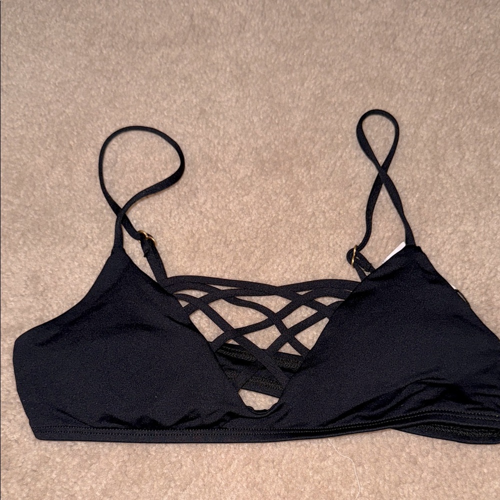 L*Space black bikini top